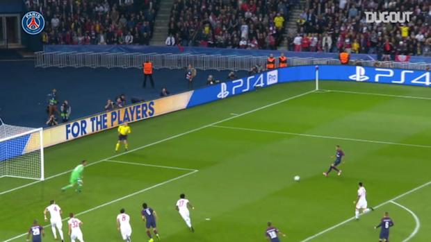 PSG defeated Bayern Munich in the Champions League 2017-18 